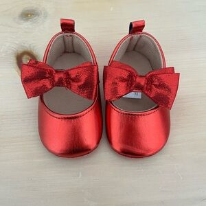 Red Bow Kids Shoes